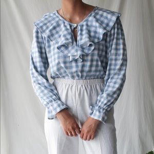 Vintage ruffle blouse